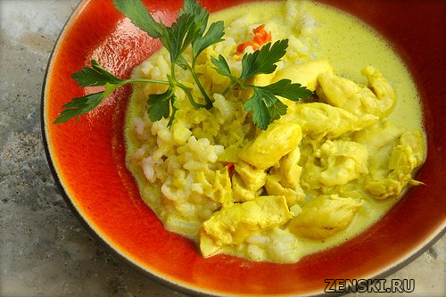 диетическая курица карри